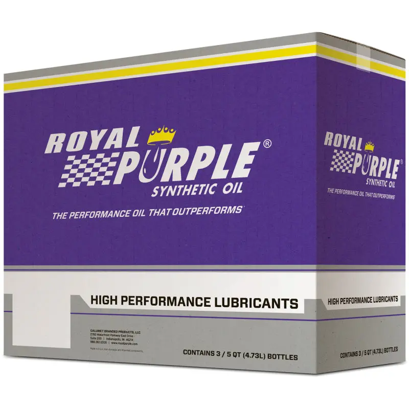 Royal Purple Hmx Premium Synthetic High Mileage 5W30 Motor Oil - 5 Quart 1