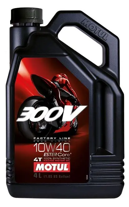 Motul 300V 4T 100% Synthetic Racing Motor Oil | 4L 1