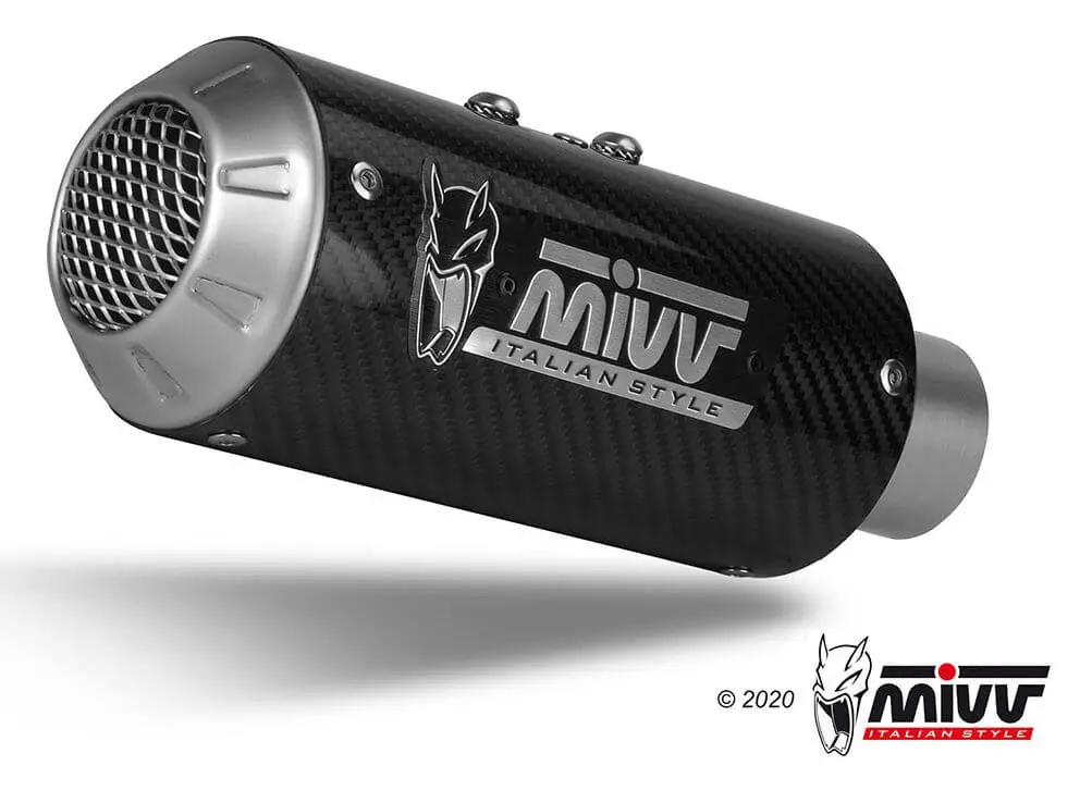 Mivv Mk3 Carbon Slip-On Exhaust '17-'19 Kawasaki Z 900 1