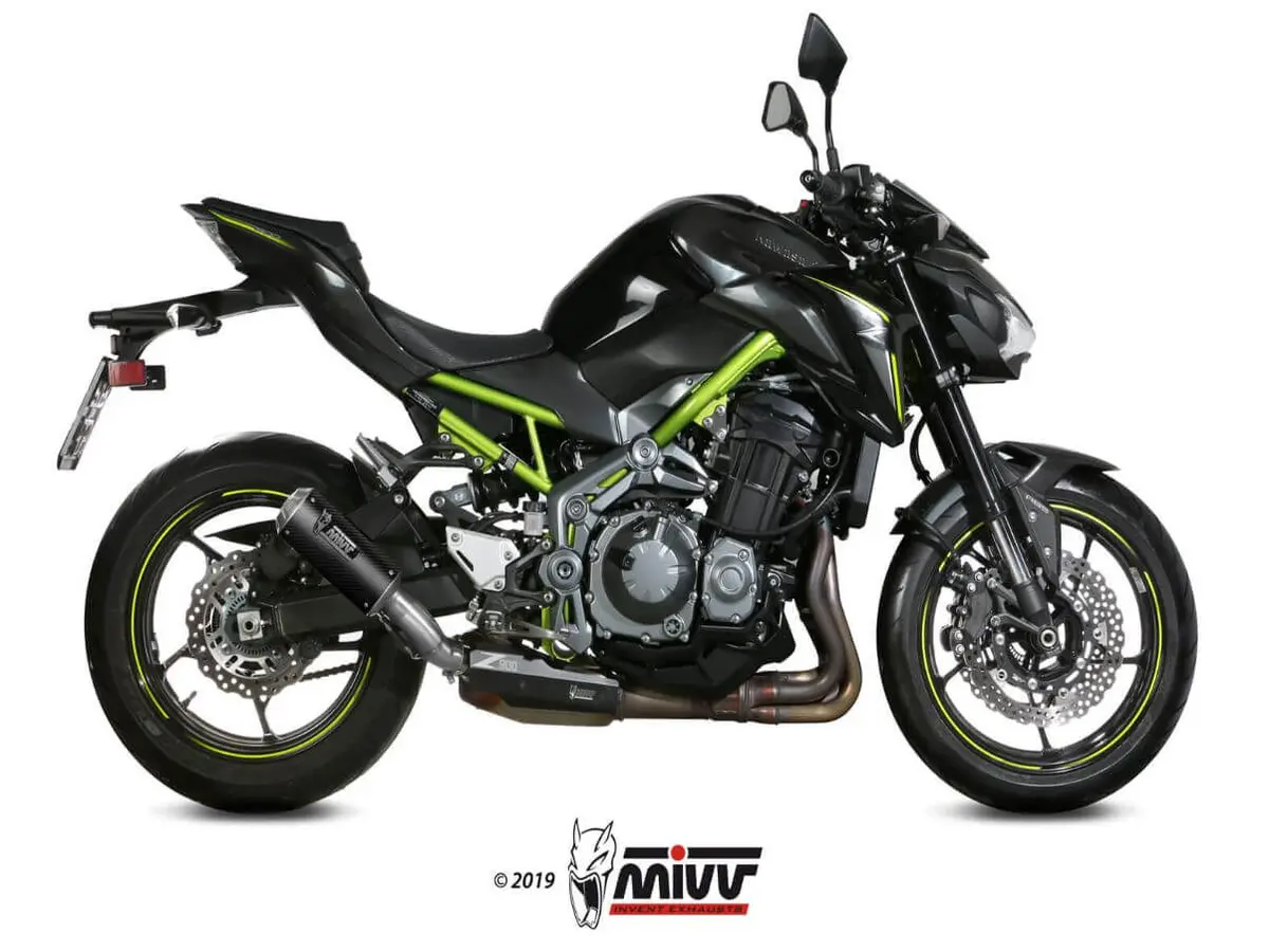Mivv Mk3 Carbon Slip-On Exhaust '17-'19 Kawasaki Z 900 2