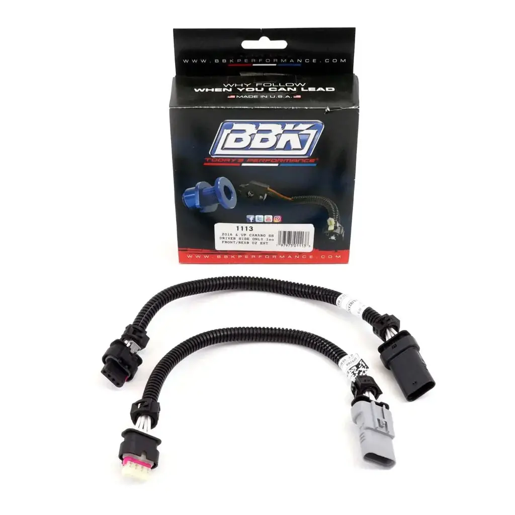 Bbk 16-24 Camaro 6.2 Automatic O2 Sensor Extensions 12 Inch 1