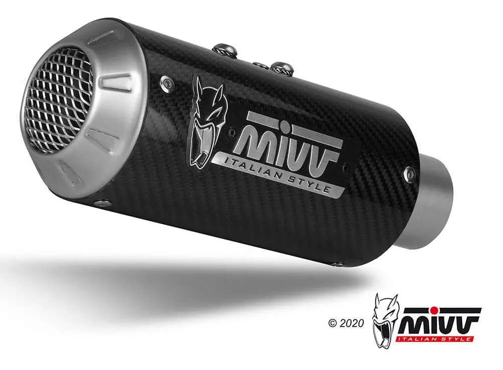 Mivv Mk3 Carbon Slip-On Exhaust '17-'20 Suzuki Gsx-R 1000 1