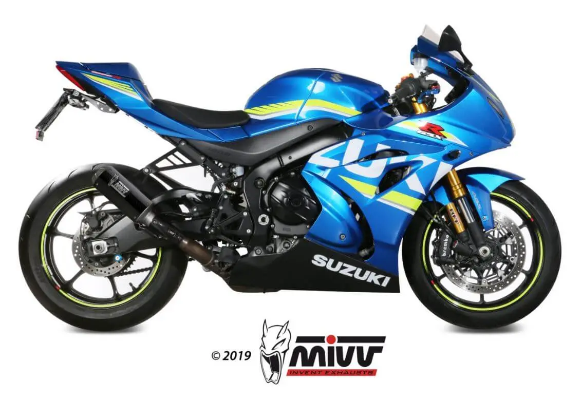 Mivv Mk3 Carbon Slip-On Exhaust '17-'20 Suzuki Gsx-R 1000 2
