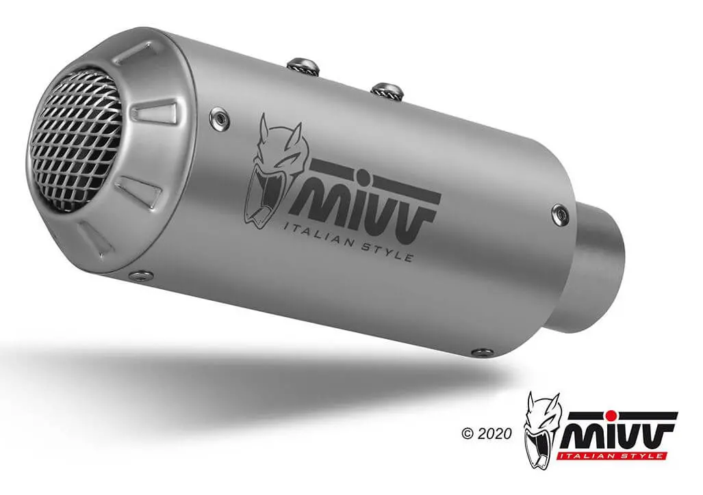 Mivv Mk3 Stainless Steel Slip-On Exhaust '17-'20 Suzuki Gsx-R 1000 1