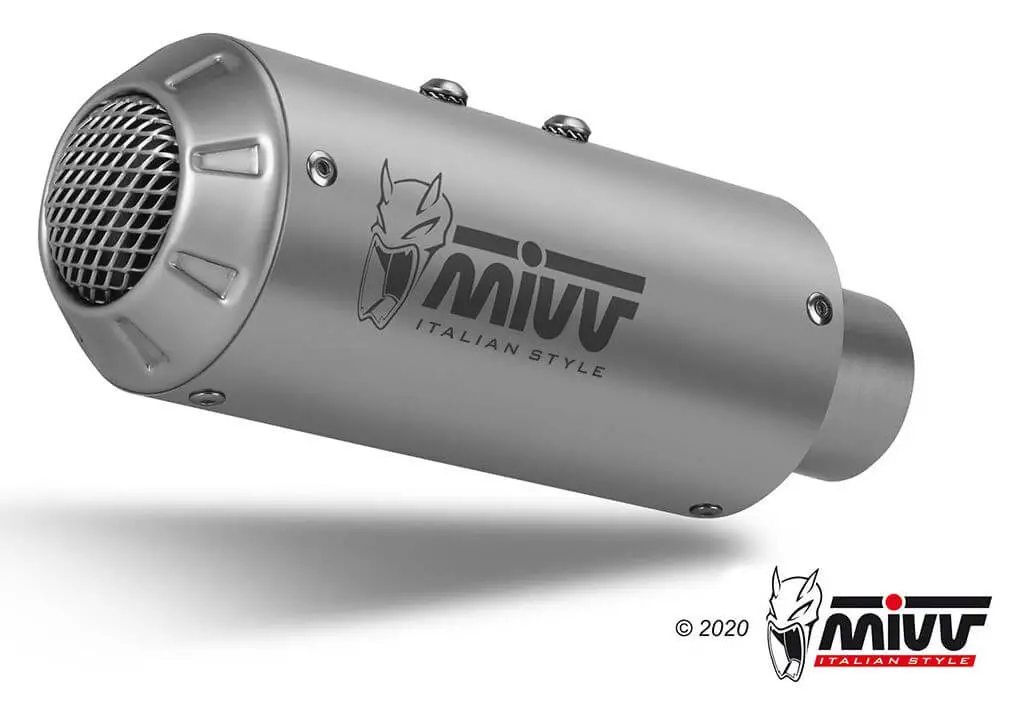 Mivv Mk3 Stainless Steel Slip-On Exhaust '19-'23 Suzuki Katana 1