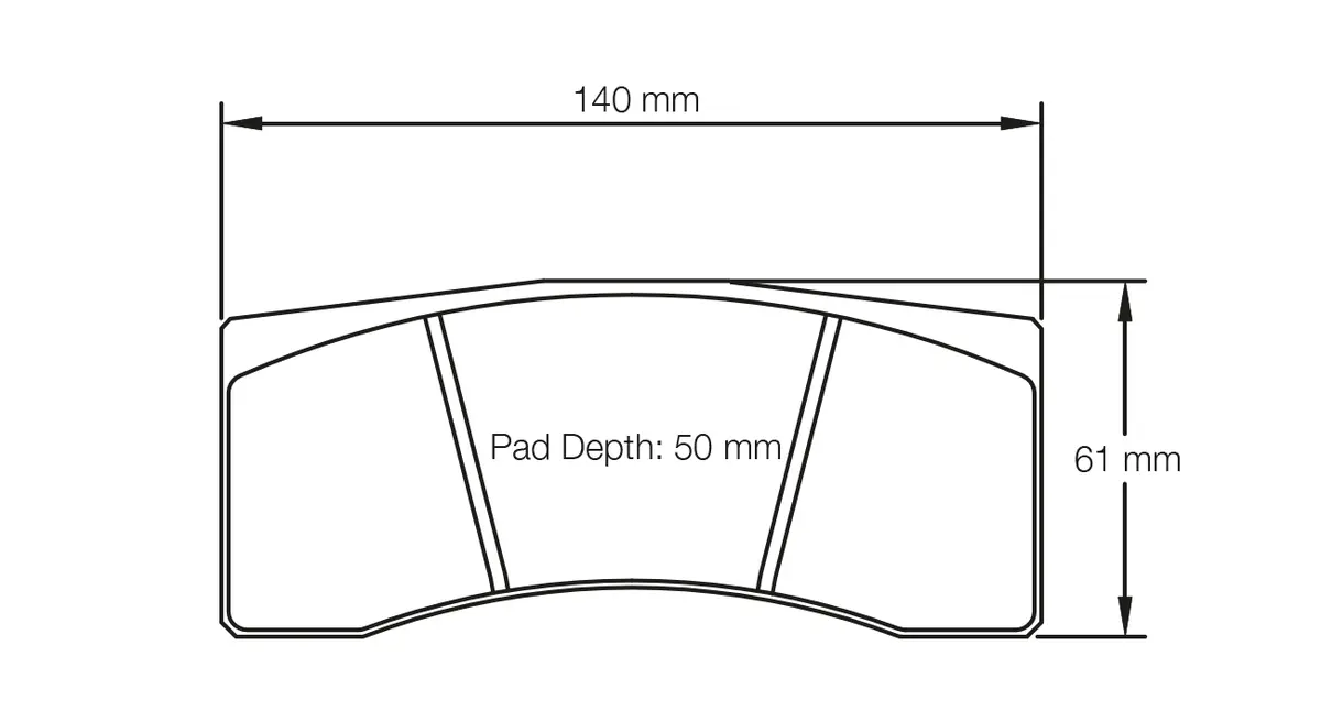 Pagid U-1896 Racing Pads - Rsl-1 Compound 1