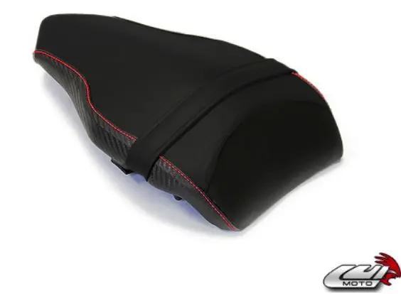Luimoto Team Italia Suede Leather Passenger Seat Cover Ducati 848/1098/1198 1