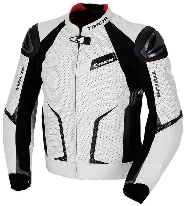 Rs Taichi Gmx Rsj832 Arrow Leather Jacket (White/Black) 1