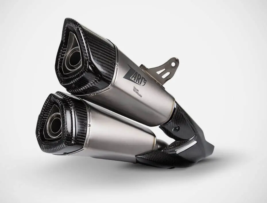Zard Titanium Euro 5 Slip-On Exhaust '21-'23 Triumph Speed Triple 1200 Rs/Rr 1
