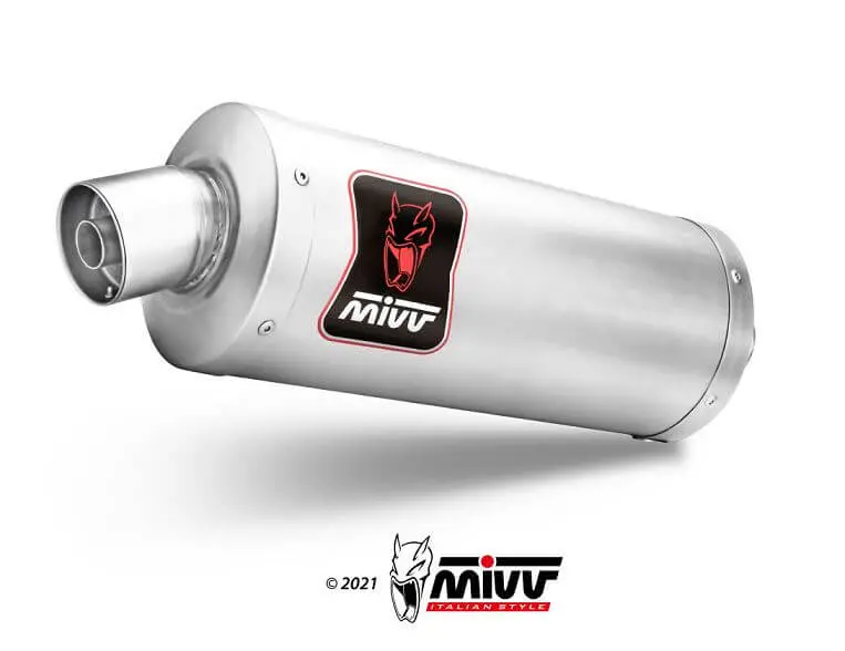 Mivv Dakar Titanium Slip-On Exhaust '22-'23 Ducati Desertx 1