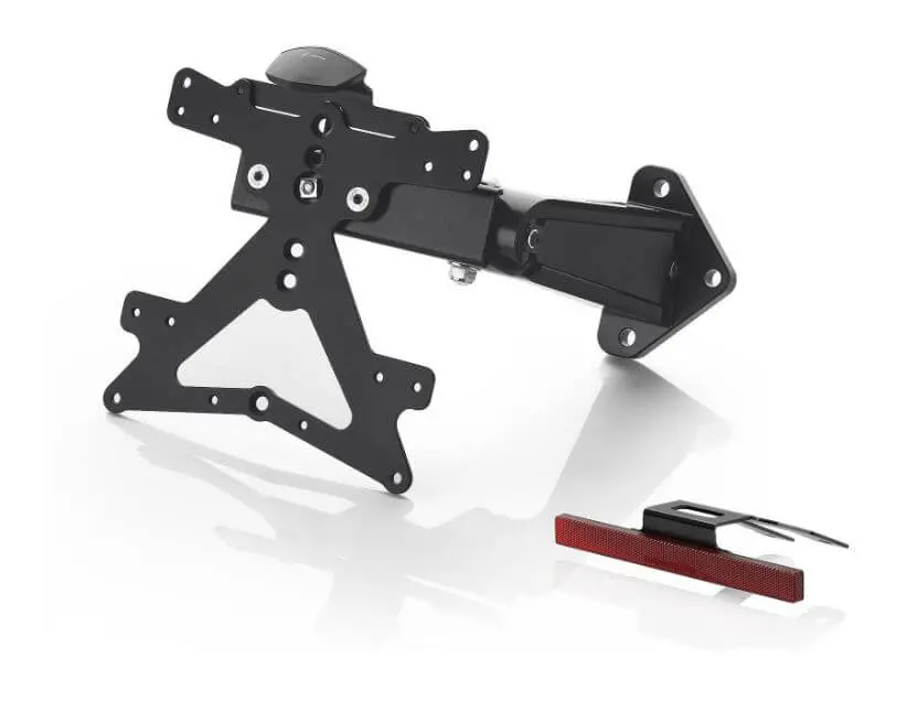 Rizoma Outside License Plate Support Kit 2023 Ducati Diavel V4 1