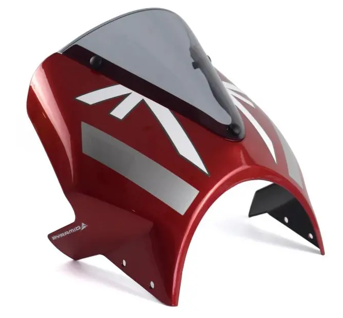 Pyramid Fly Screen 24-25 Triumph Speed 400 | Carnival Red/Storm Grey 1