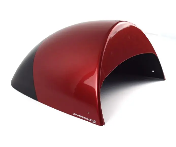 Pyramid Seat Cowl 2024 Triumph Speed Twin 1200 | Carnival Red & Storm Grey 1