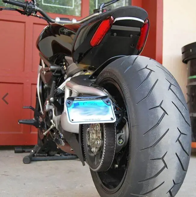 New Rage Cycles Side Mount License Plate (2 Position) Ducati Diavel 1260 1
