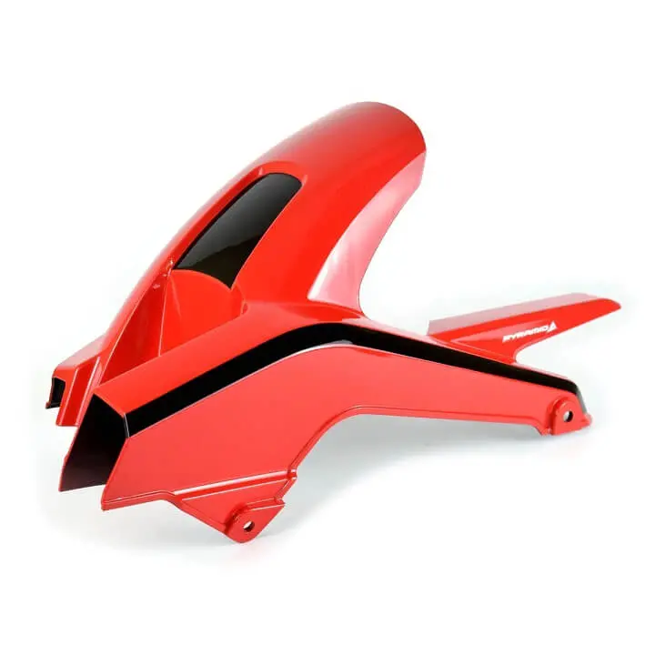 Pyramid Hugger Honda Grom '21-'23 | Gayety Red/Gloss Black 1