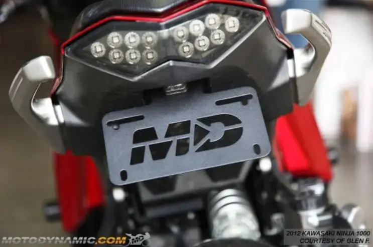 Motodynamic Fender Eliminator 10-13 Kawasaki Z1000, 10-16 Ninja 1000 2