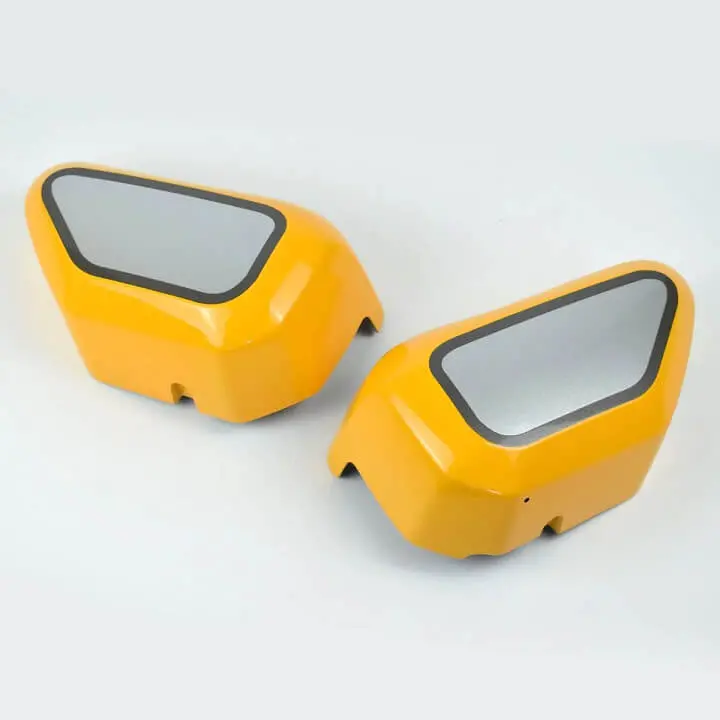 Pyramid Infill Panels Honda Monkey 125 '21-'23 | Banana Yellow/Silver 1