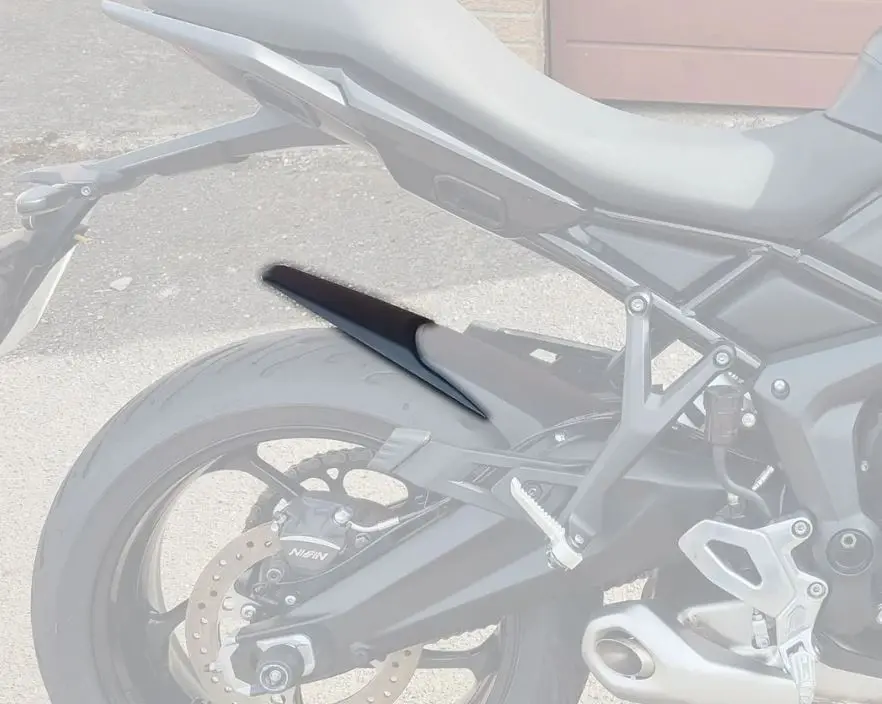 Pyramid Hugger Extension 2022- Triumph Tiger Sport 660 | Matte Black 1