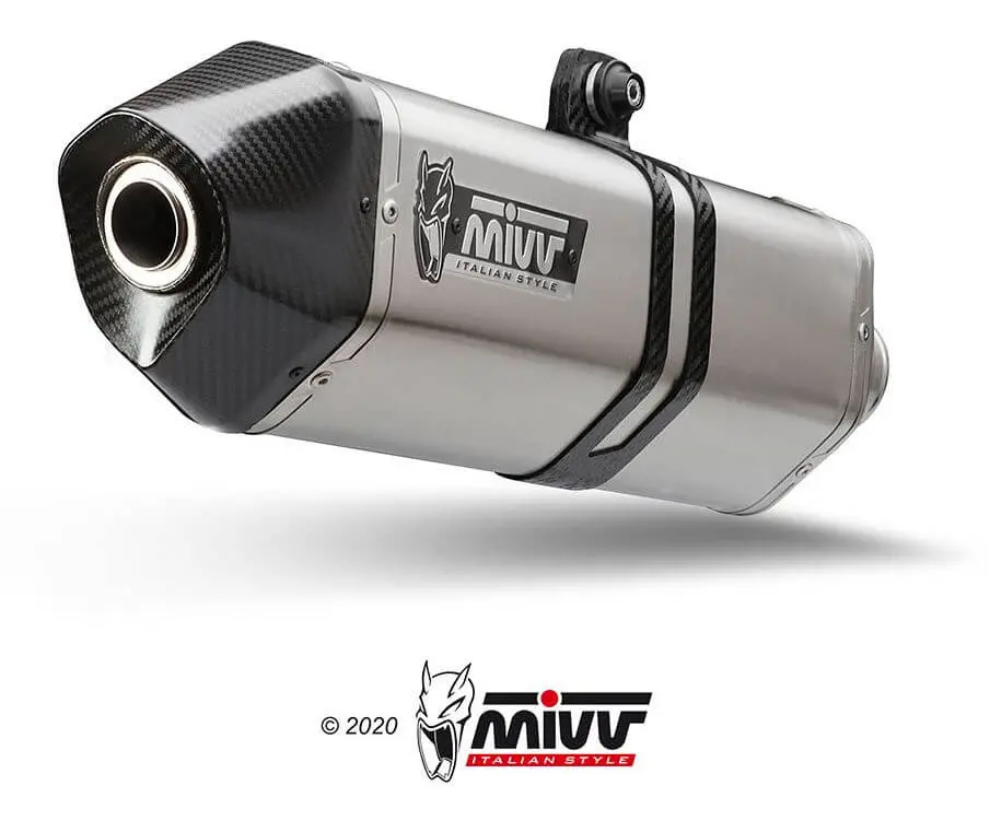 Mivv Speed Edge Stainless Steel Slip-On Exhaust '16-'17 Triumph Speed Triple 1050 R/S/Rs 1