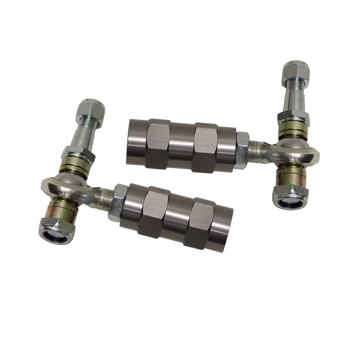 Bbk 2005-2014 Mustang Front Bump-Steer Kit Cnc Billet Aluminum Hd Heim Joints 1