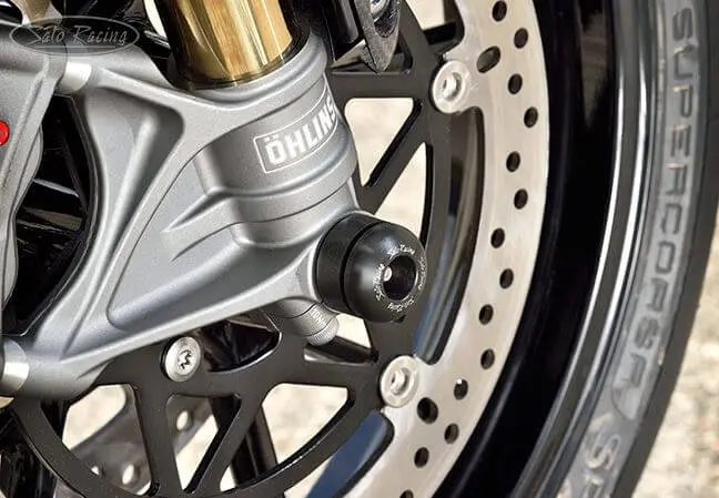 Sato Racing Front Axle Sliders 18-23 Triumph Speed Triple/Rr/Rs 1