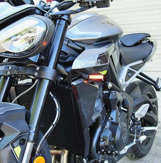 New Rage Cycles Front Turn Signals 2024- Triumph Street Triple 2
