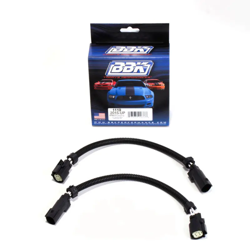 Bbk 2015 Mustang Gt V6 6-Pin Front O2 Sensor Wire Harness Extensions 12 (Pair) 1