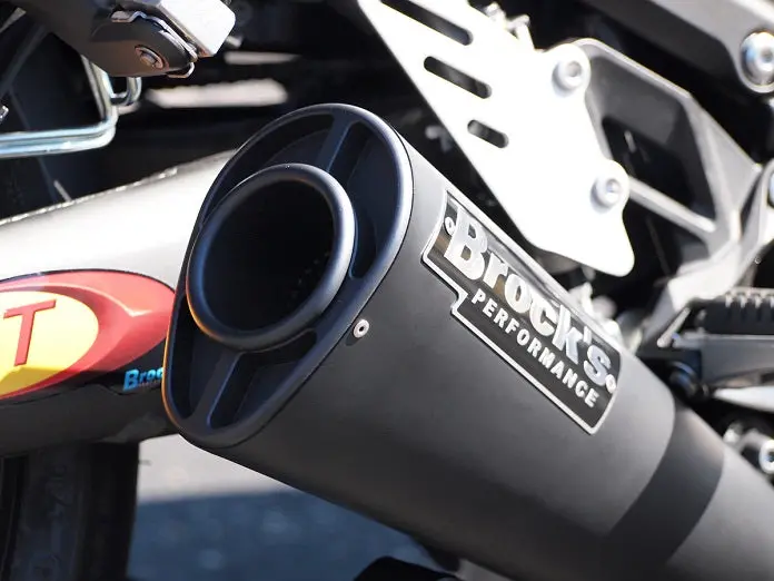 Brocks Performance 14" Alien Head 2 Black Full Exhaust System '12-'20 Kawasaki Zx-14 1