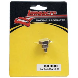 Longacre Magnetic Drain Plug - Fits 1/2"-20 Oil Pan 1