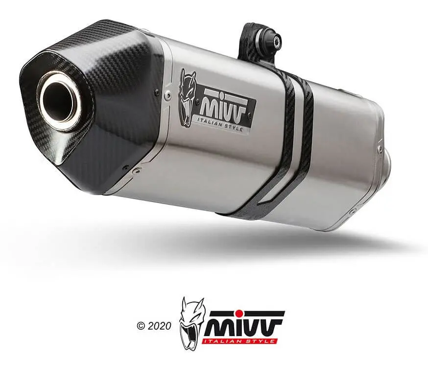 Mivv Speed Edge Stainless Steel Slip-On Exhaust '15-'19 Bmw S 1000 Xr 1