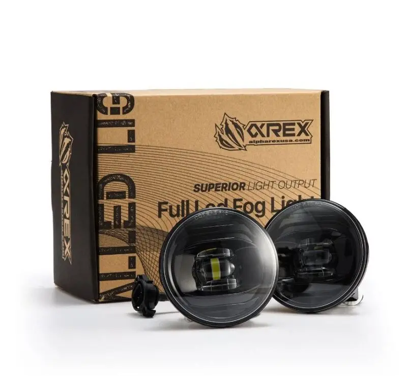 Alpharex Universal Chevrolet/Gmc/Pontiac Doubletap Dual Color Led Projector Fog Lights - White/Amber 1