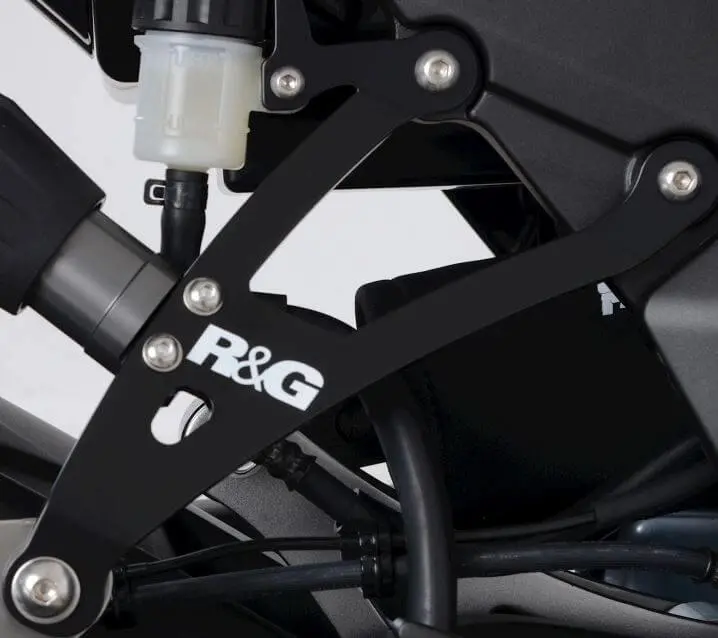 R&G Racing Exhaust Hanger & Footrest Blanking Plate Kit '20- Kawasaki Ninja 1000Sx 1