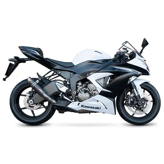 Scorpion Rp-1 Gp Slip-On Exhaust System For '13-'18 Kawasaki Zx6r 636 1
