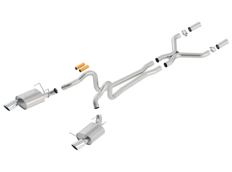 Borla 13-14 Mustang Gt/Boss 302 5.0L V8 Rwd Single Split Rear Exit Atak Catback Exhaust 1