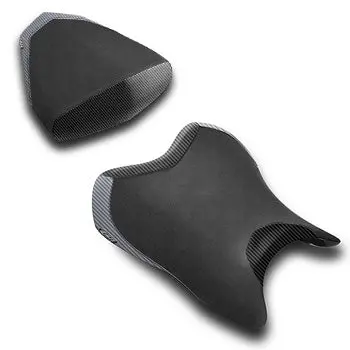 Luimoto Anniversary Edition Seat Cover '06-'07 Yamaha Yzf-R6 - Cf Black/Cf Gunmetal 3