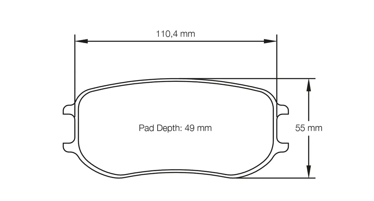 Pagid U-4929 Racing Pads - Rst-3 Compound 1