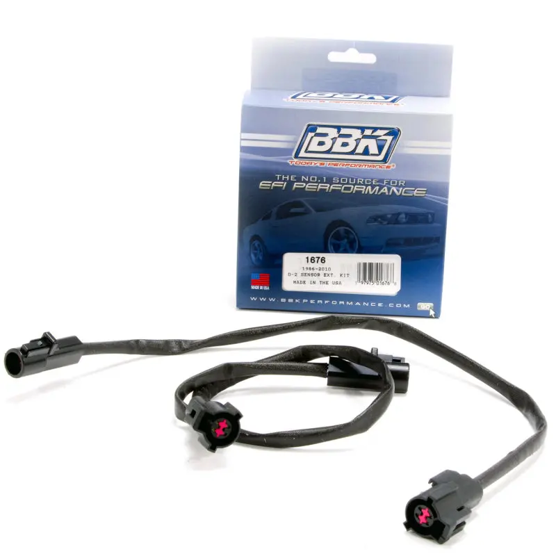 Bbk 86-10 Mustang 5.0 4.6 O2 Sensor Wire Harness Extensions (Pair) 1