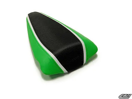 Luimoto Sport Seat Covers '07-'08 Kawasaki Zx6r - Lime Green 3