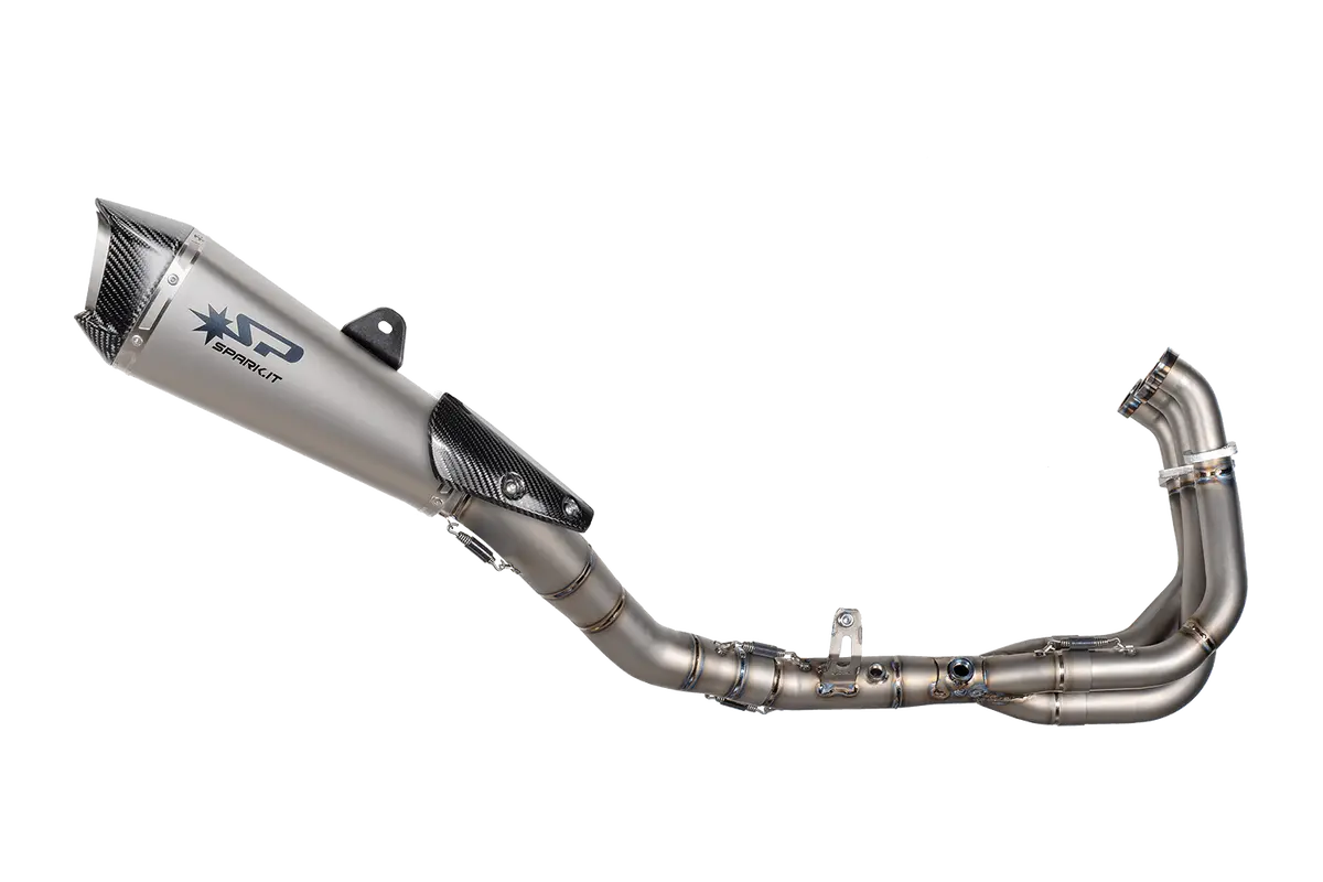 Yamaha Yzf R9 2025 Spark Racing Full Titanium System Replica Ssp600: Titanium Collector + Konix Evo Silencer 1