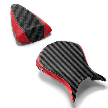 Luimoto Sport Seat Covers '07-'08 Kawasaki Zx6r - Red 3