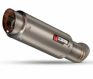 Scorpion Rp-1 Gp Titanium Slip-On Exhaust For '14-'20 Yamaha R3/R25 1