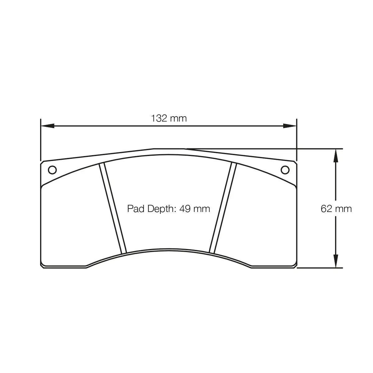Pagid U-8191 Racing Pad - Rsl-1 Compound 1