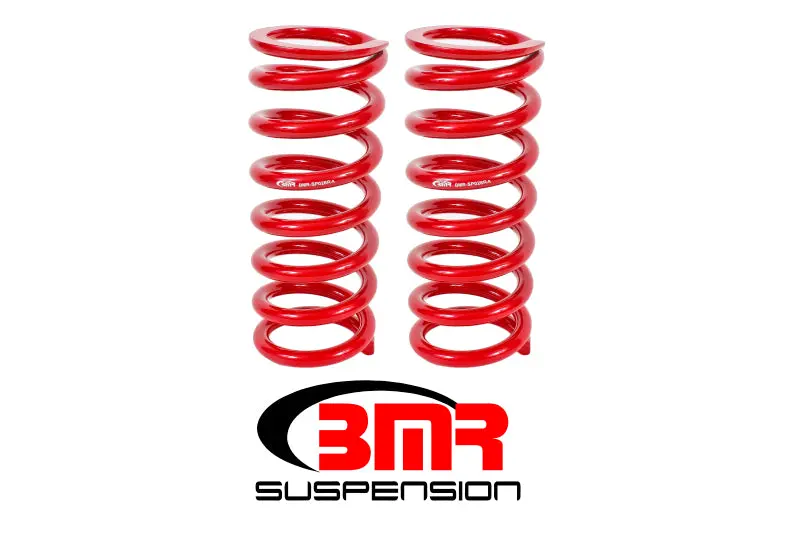 Bmr 79-04 Fox Mustang Front Lowering Springs - Red 1
