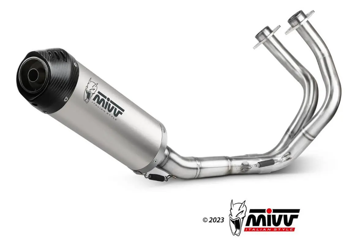 Mivv Oval Titanium Full System Exhaust '17-'23 Kawasaki Ninja 650/Z650 1