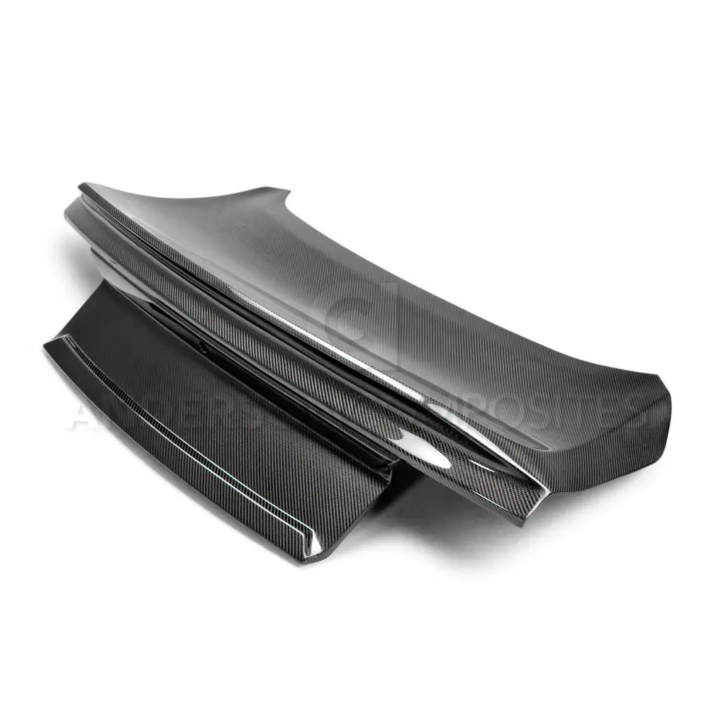 15-23 Ford Mustang Anderson Composites Ac-Tl15fdmu-Sa-Ds Type-St Double Sided Carbon Fiber Decklid With Integrated Spoiler 1