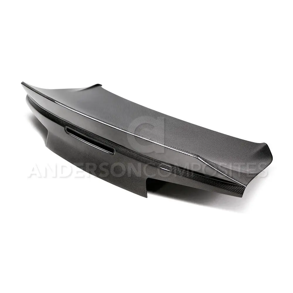 16-24 Camaro Anderson Composites Type-St Double Sided Carbon Fiber Decklid With Integrated Spoiler 1