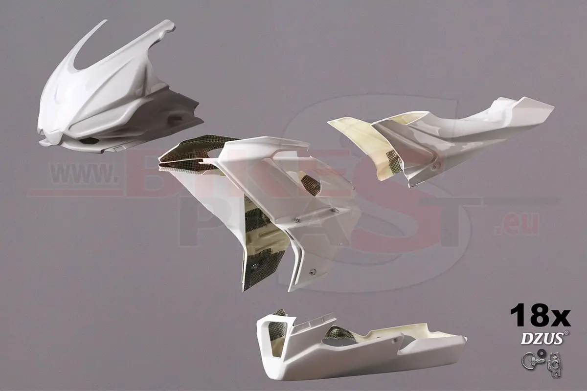 Aprilia Rs 660 2021-24 Bikesplast Race Full Fairing And Seat Unit In Fiberglass 1