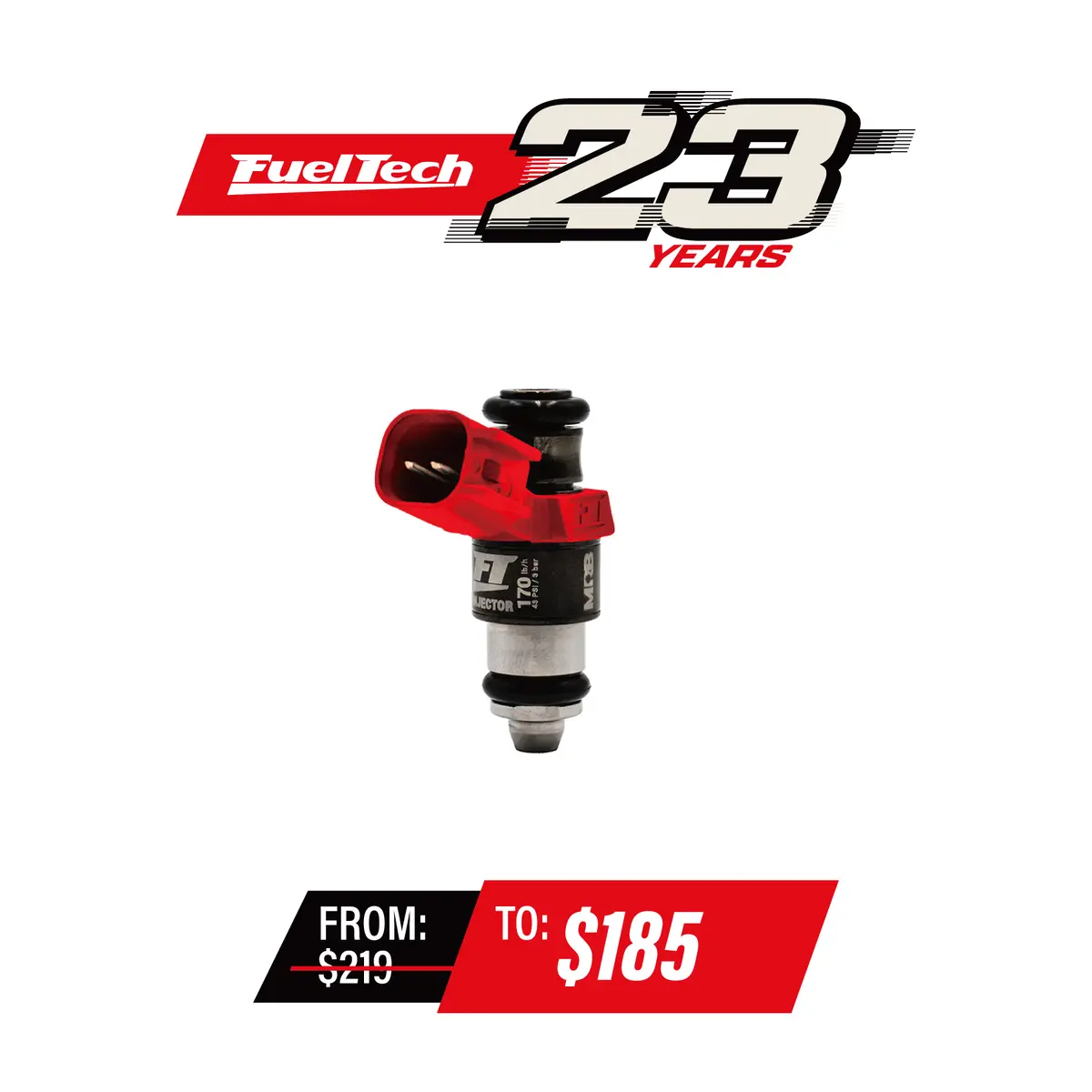Ft Injector 170 Lb/H - Ev6 Connector 1