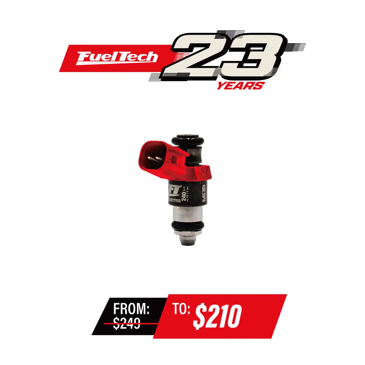 Ft Injector 240 Lb/H - Ev6 Connector 1