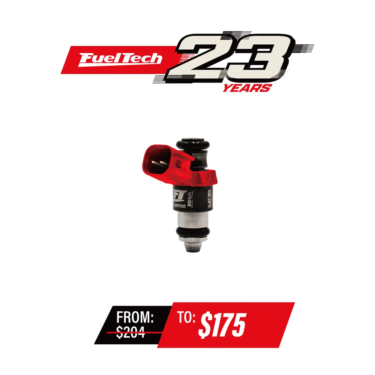 Ft Injector 80 Lb/H - Ev6 Connector 1